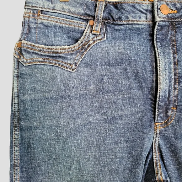 WRANGLER Wyetta Retro Super Bell High Waist Flare Denim Blue - Picture 6 of 16